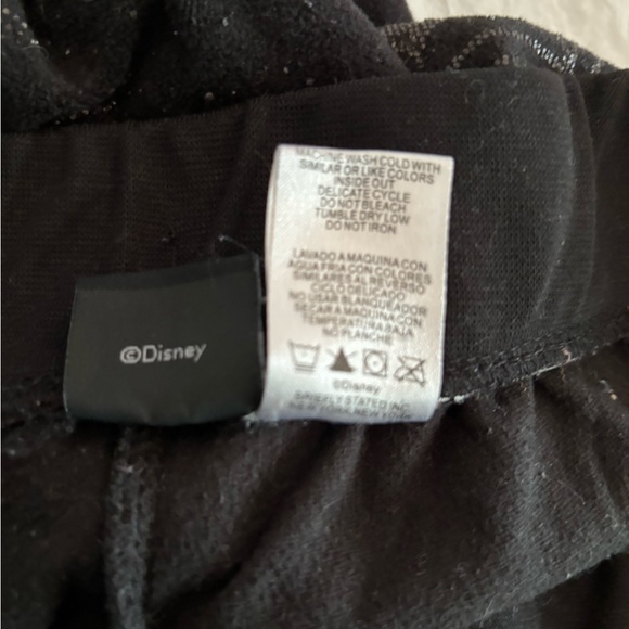Disney Nightmare before Christmas PJ pants in black velour SZ M. NWOT - Picture 4 of 12